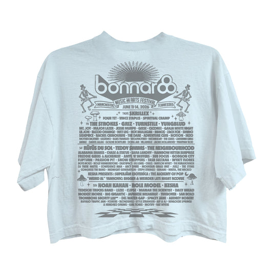 Skeleton Bus Crop Tee