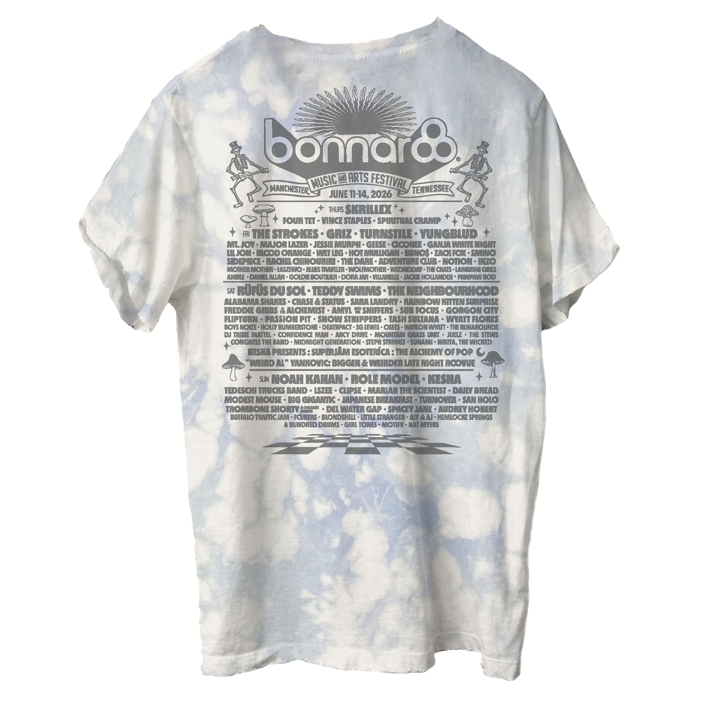 Skeleton Bus Lineup Tee