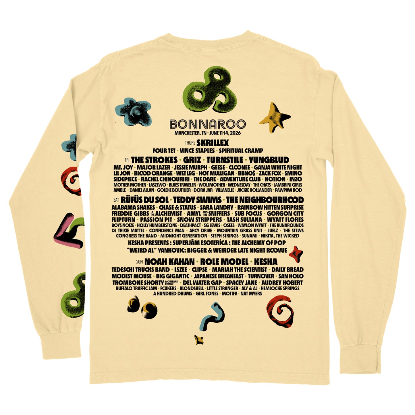 Shapes Longsleeve Lineup Tee