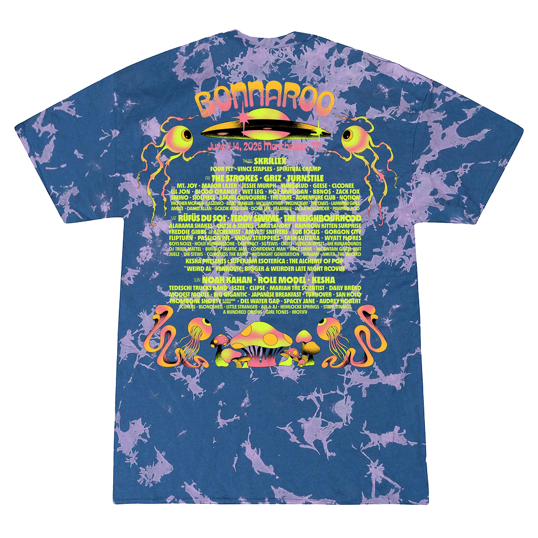 T-Shirts – Bonnaroo Music & Arts Festival