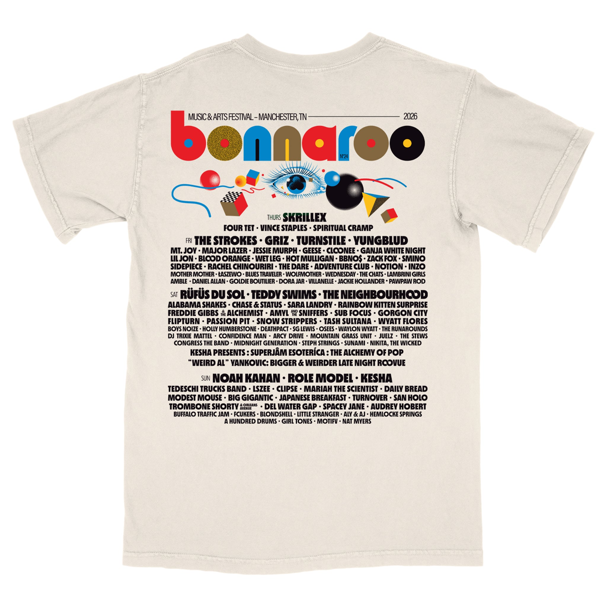 T-Shirts – Bonnaroo Music & Arts Festival
