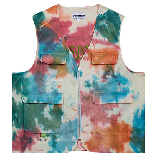 Tie Dye Utility Vest