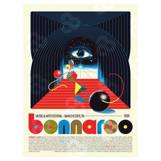 2026 Bonnaroo Commemorative Poster - Sandro Rybak